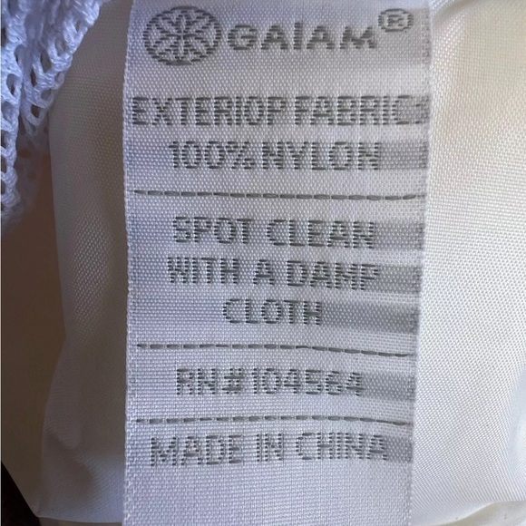 Gaiam Yoga Sidekick  Waist Fanny Pack, Cream - Picture 8 of 8